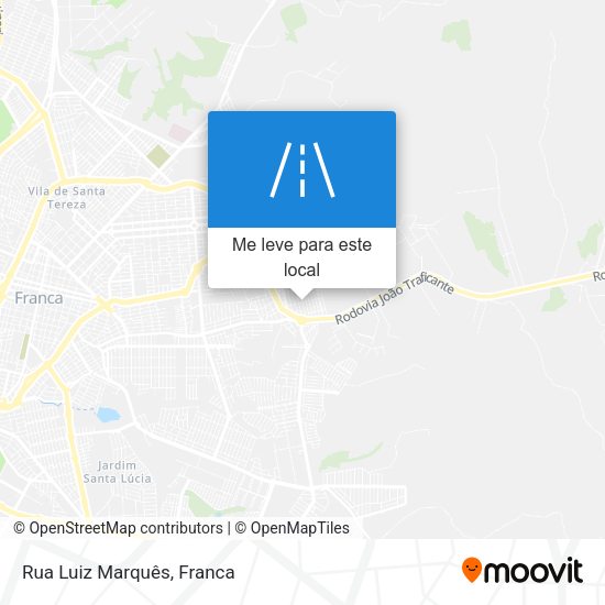 Rua Luiz Marquês mapa