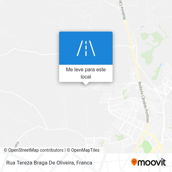 Rua Tereza Braga De Oliveira mapa