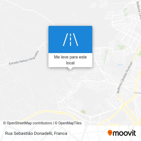 Rua Sebastião Donadelli mapa