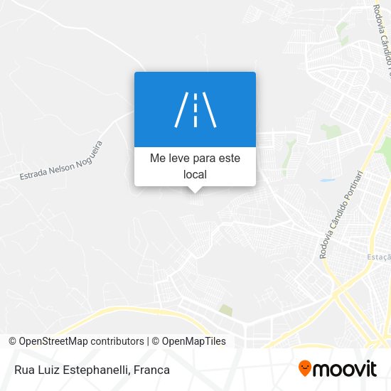 Rua Luiz Estephanelli mapa