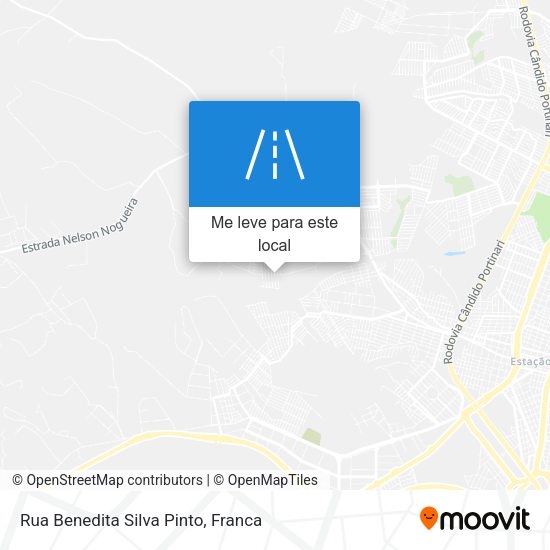Rua Benedita Silva Pinto mapa