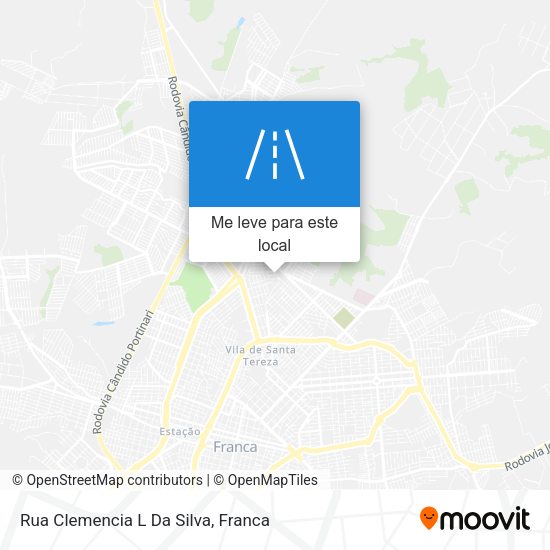 Rua Clemencia L Da Silva mapa