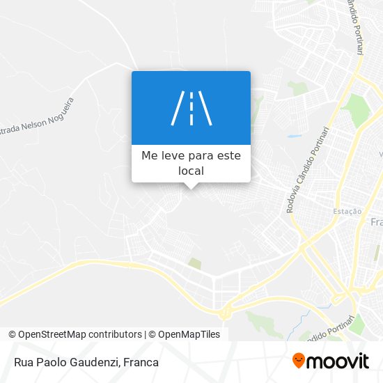 Rua Paolo Gaudenzi mapa