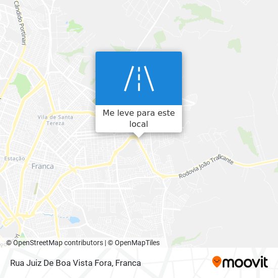 Rua Juiz De Boa Vista Fora mapa