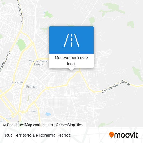 Rua Território De Roraima mapa