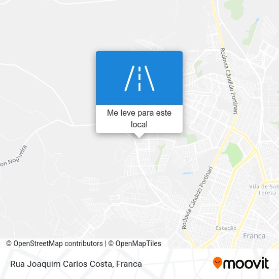 Rua Joaquim Carlos Costa mapa