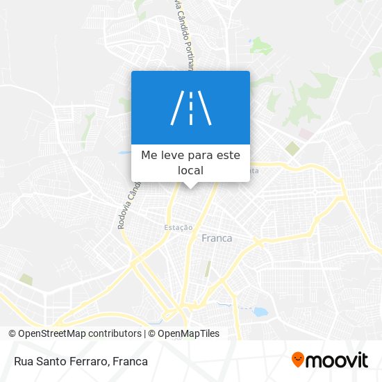 Rua Santo Ferraro mapa