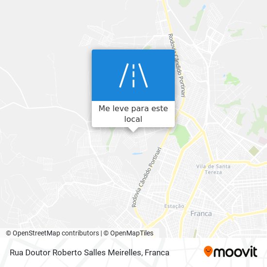 Rua Doutor Roberto Salles Meirelles mapa