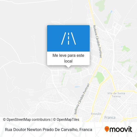 Rua Doutor Newton Prado De Carvalho mapa