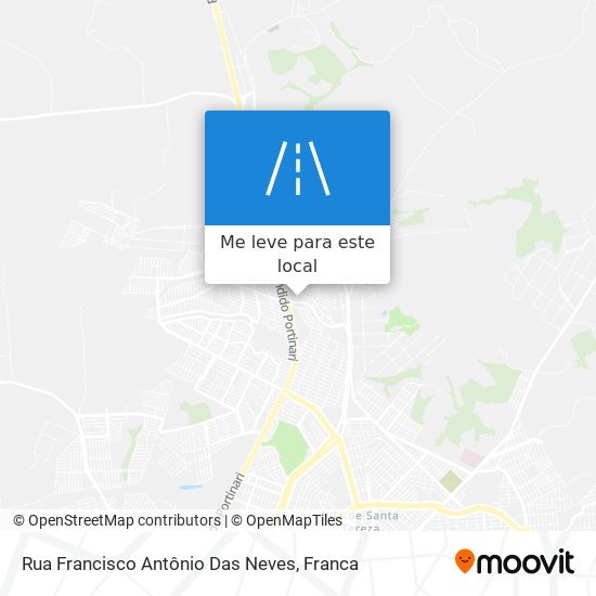 Rua Francisco Antônio Das Neves mapa