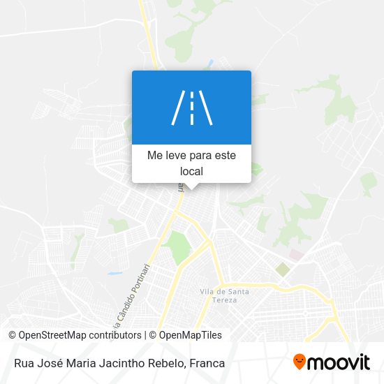 Rua José Maria Jacintho Rebelo mapa