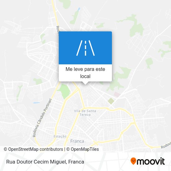 Rua Doutor Cecim Miguel mapa