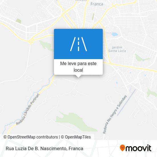 Rua Luzia De B. Nascimento mapa