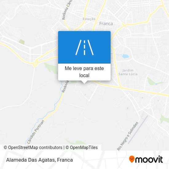Alameda Das Agatas mapa