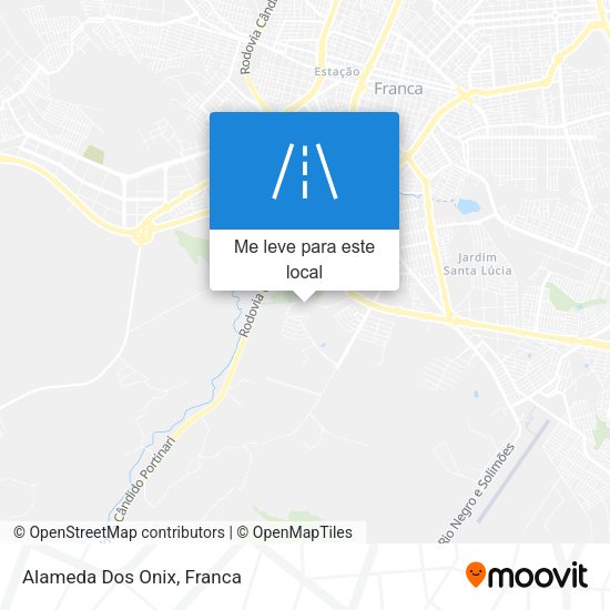 Alameda Dos Onix mapa