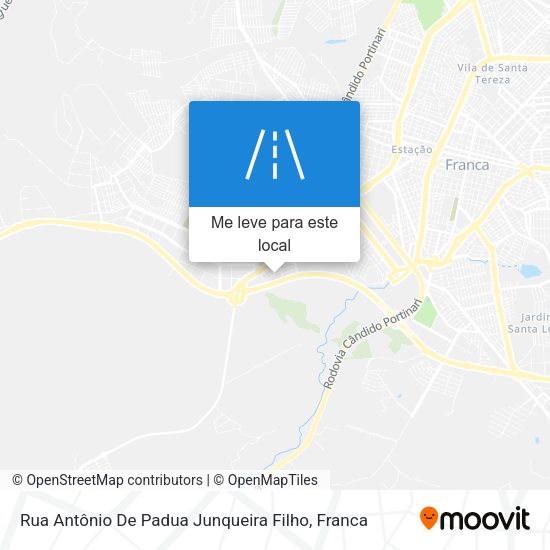 Rua Antônio De Padua Junqueira Filho mapa