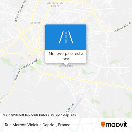 Rua Marcos Vinicius Caprioli mapa