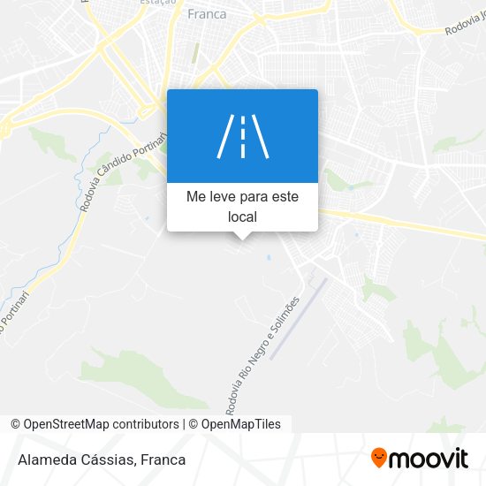 Alameda Cássias mapa