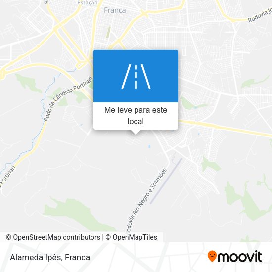 Alameda Ipês mapa