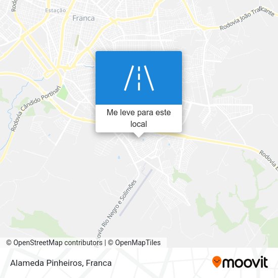 Alameda Pinheiros mapa