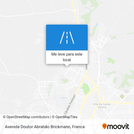 Avenida Doutor Abrahão Brickmann mapa