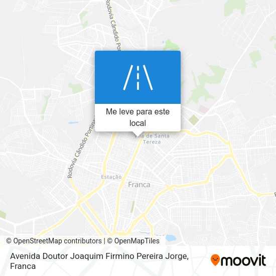 Avenida Doutor Joaquim Firmino Pereira Jorge mapa