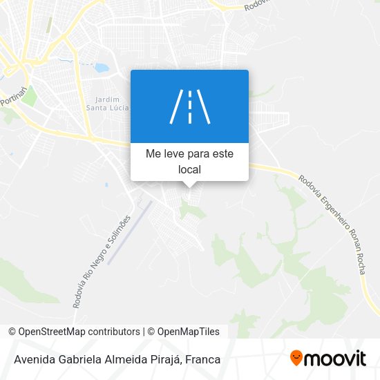Avenida Gabriela Almeida Pirajá mapa