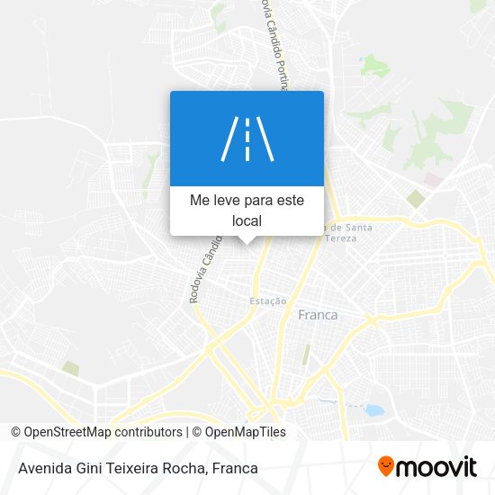 Avenida Gini Teixeira Rocha mapa