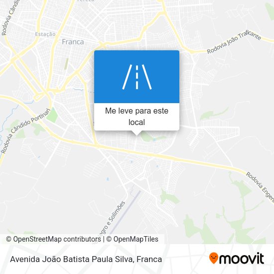 Avenida João Batista Paula Silva mapa