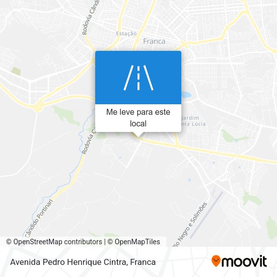 Avenida Pedro Henrique Cintra mapa