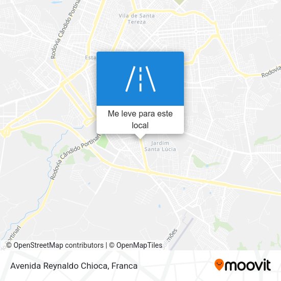 Avenida Reynaldo Chioca mapa