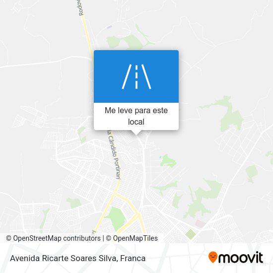 Avenida Ricarte Soares Silva mapa