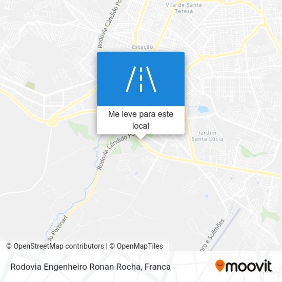 Rodovia Engenheiro Ronan Rocha mapa