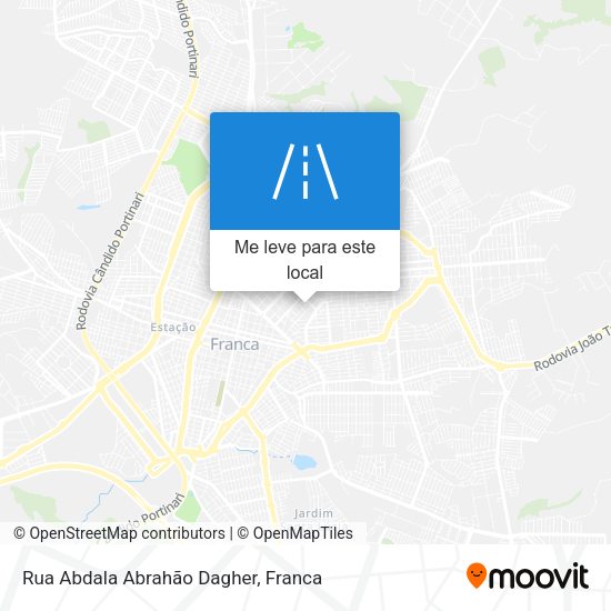 Rua Abdala Abrahão Dagher mapa