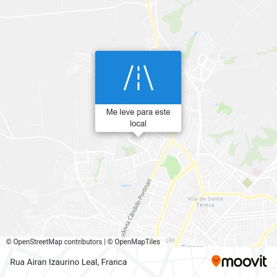 Rua Airan Izaurino Leal mapa