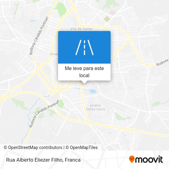 Rua Alberto Eliezer Filho mapa