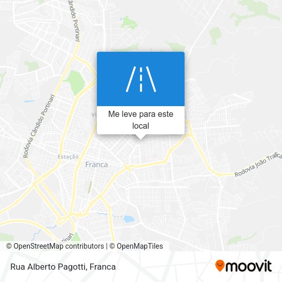 Rua Alberto Pagotti mapa