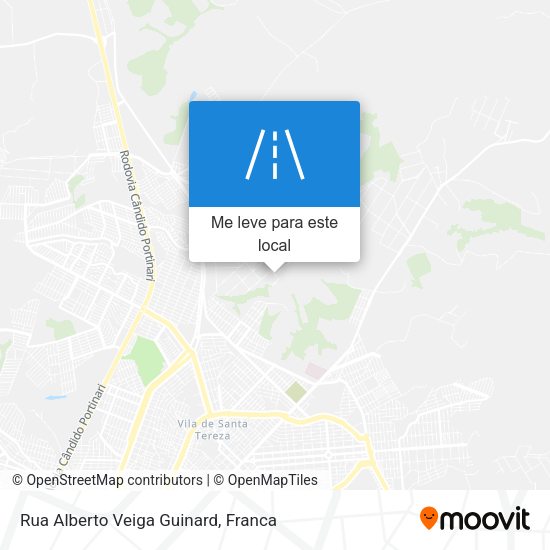 Rua Alberto Veiga Guinard mapa