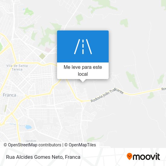 Rua Alcides Gomes Neto mapa