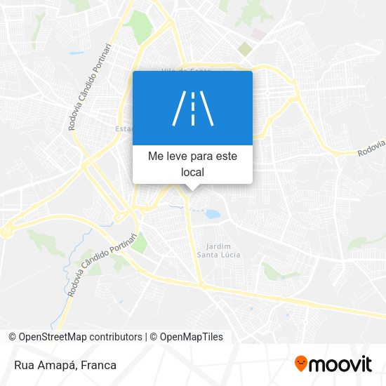 Rua Amapá mapa