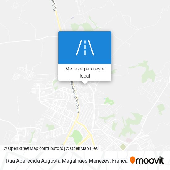 Rua Aparecida Augusta Magalhães Menezes mapa