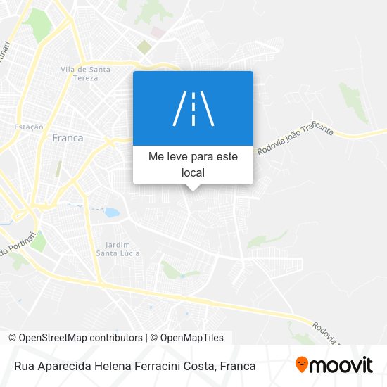 Rua Aparecida Helena Ferracini Costa mapa
