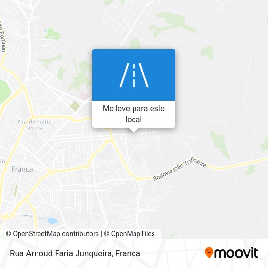 Rua Arnoud Faria Junqueira mapa