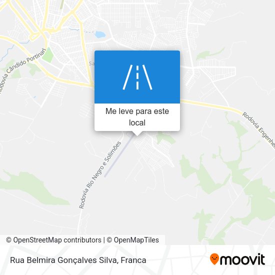 Rua Belmira Gonçalves Silva mapa