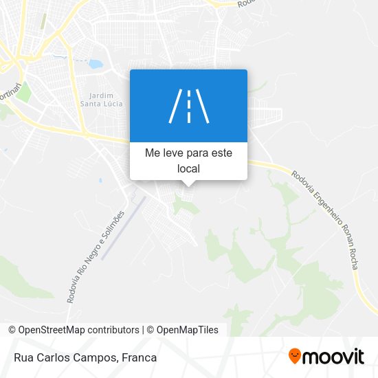 Rua Carlos Campos mapa