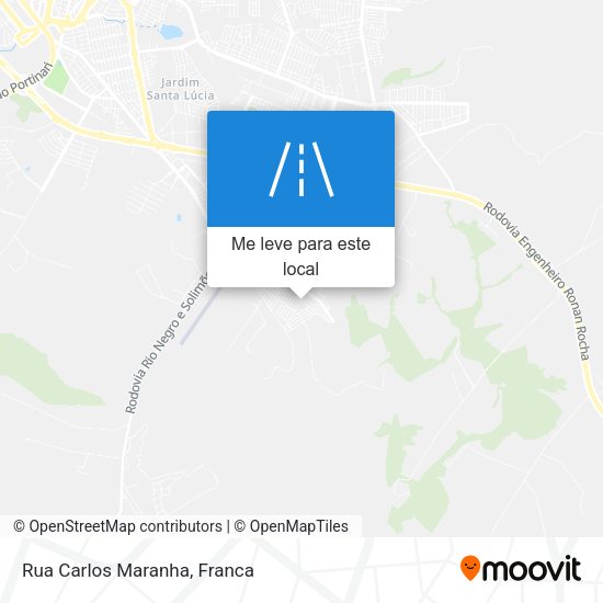 Rua Carlos Maranha mapa