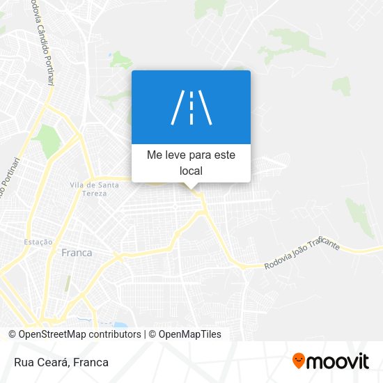 Rua Ceará mapa