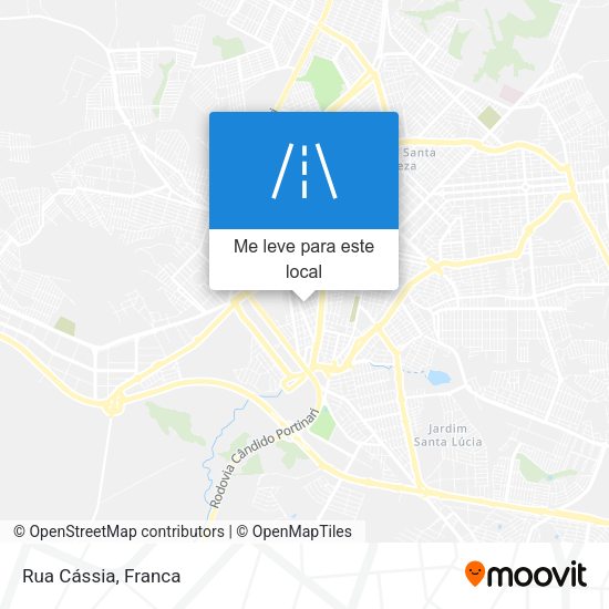 Rua Cássia mapa