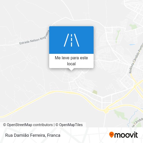 Rua Damião Ferreira mapa