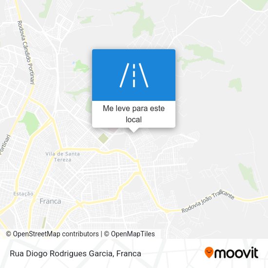 Rua Diogo Rodrigues Garcia mapa